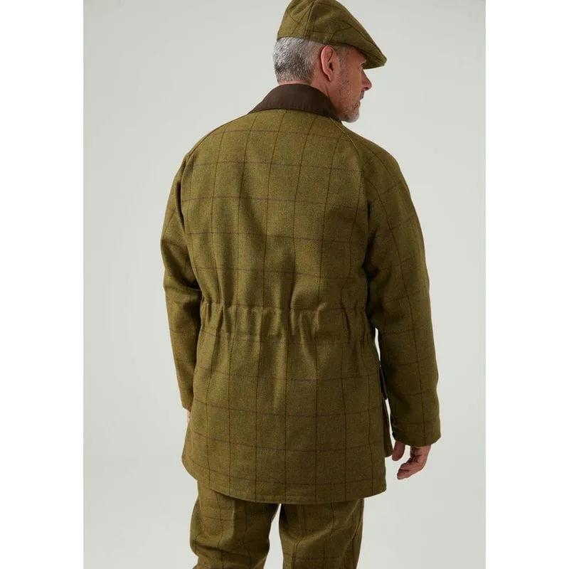 Alan Paine Rutland Mens Tweed Shooting Coat - Lichen