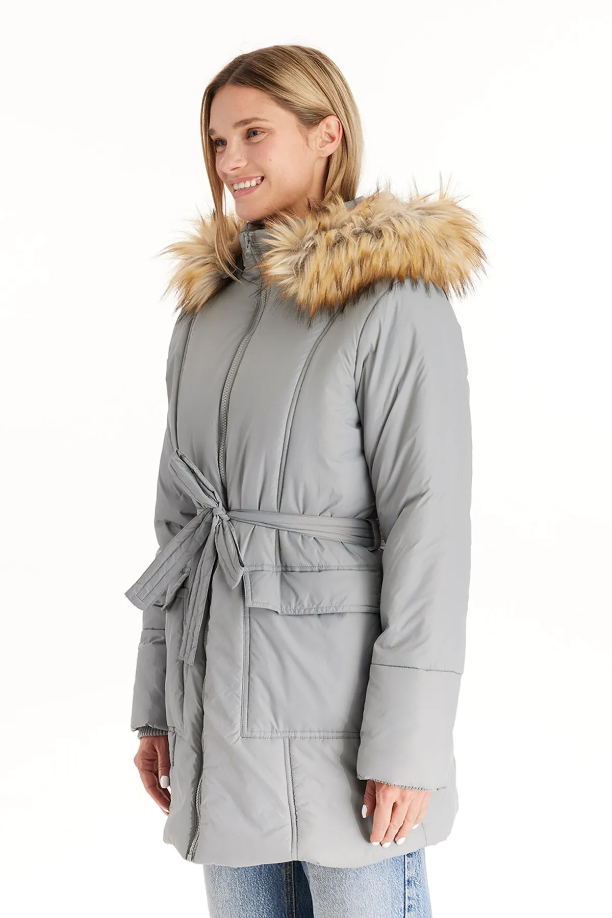 Belted Waterproof Winter Coat