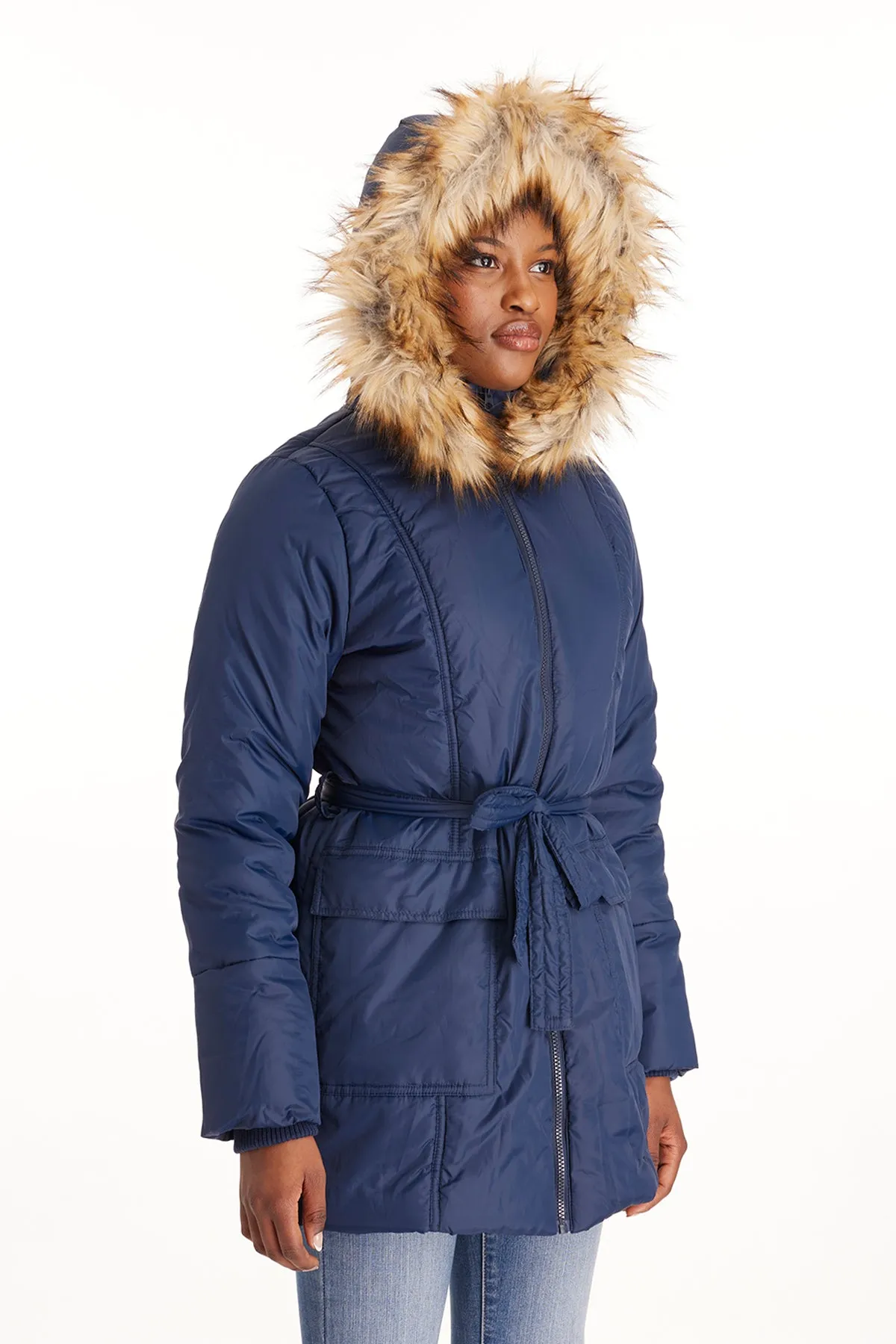 Belted Waterproof Winter Coat