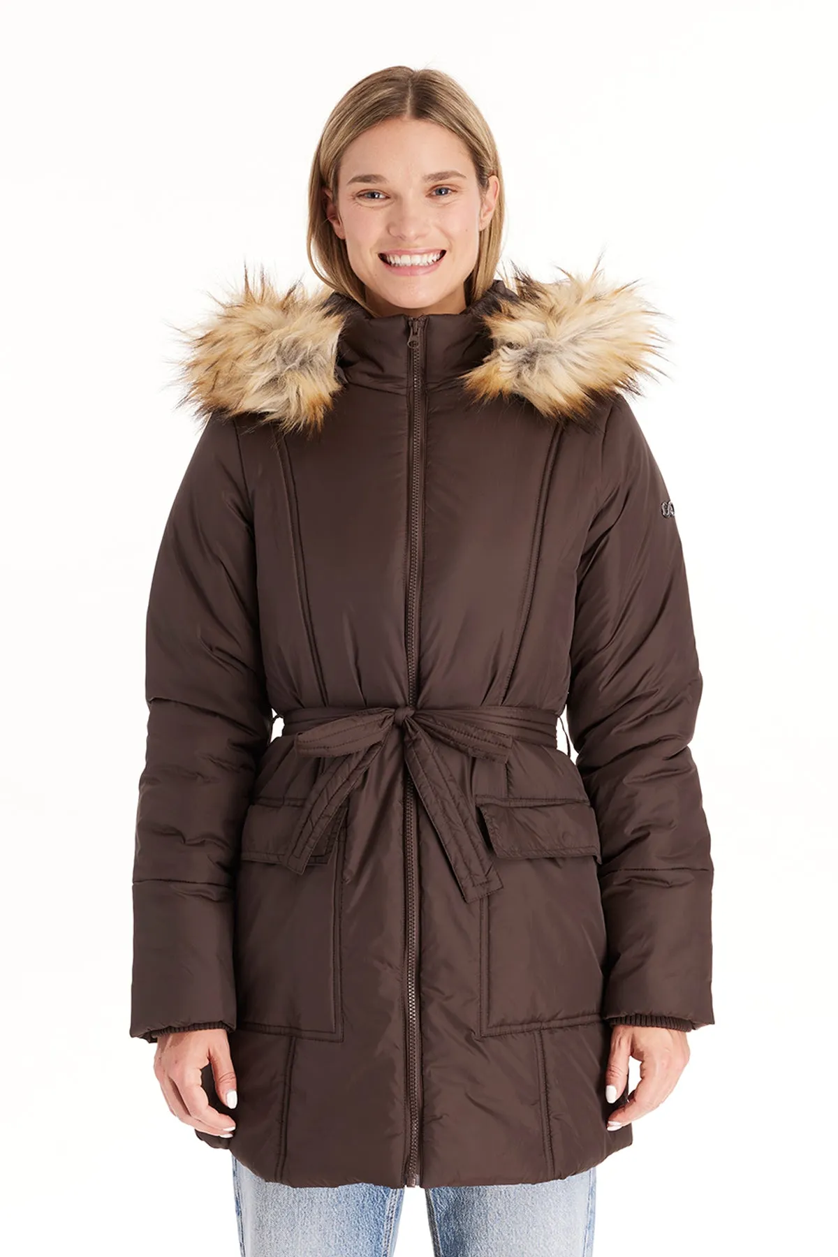 Belted Waterproof Winter Coat