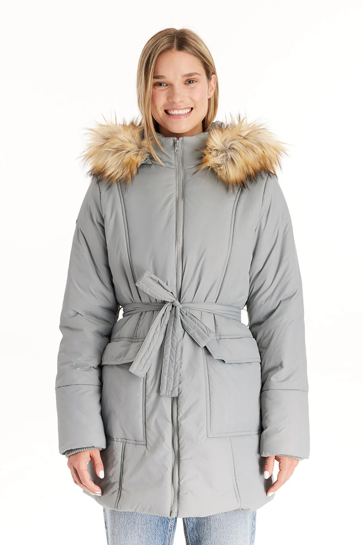 Belted Waterproof Winter Coat