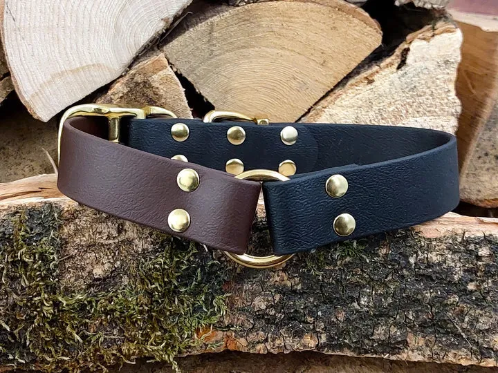 Black & Dark Brown Waterproof Collar