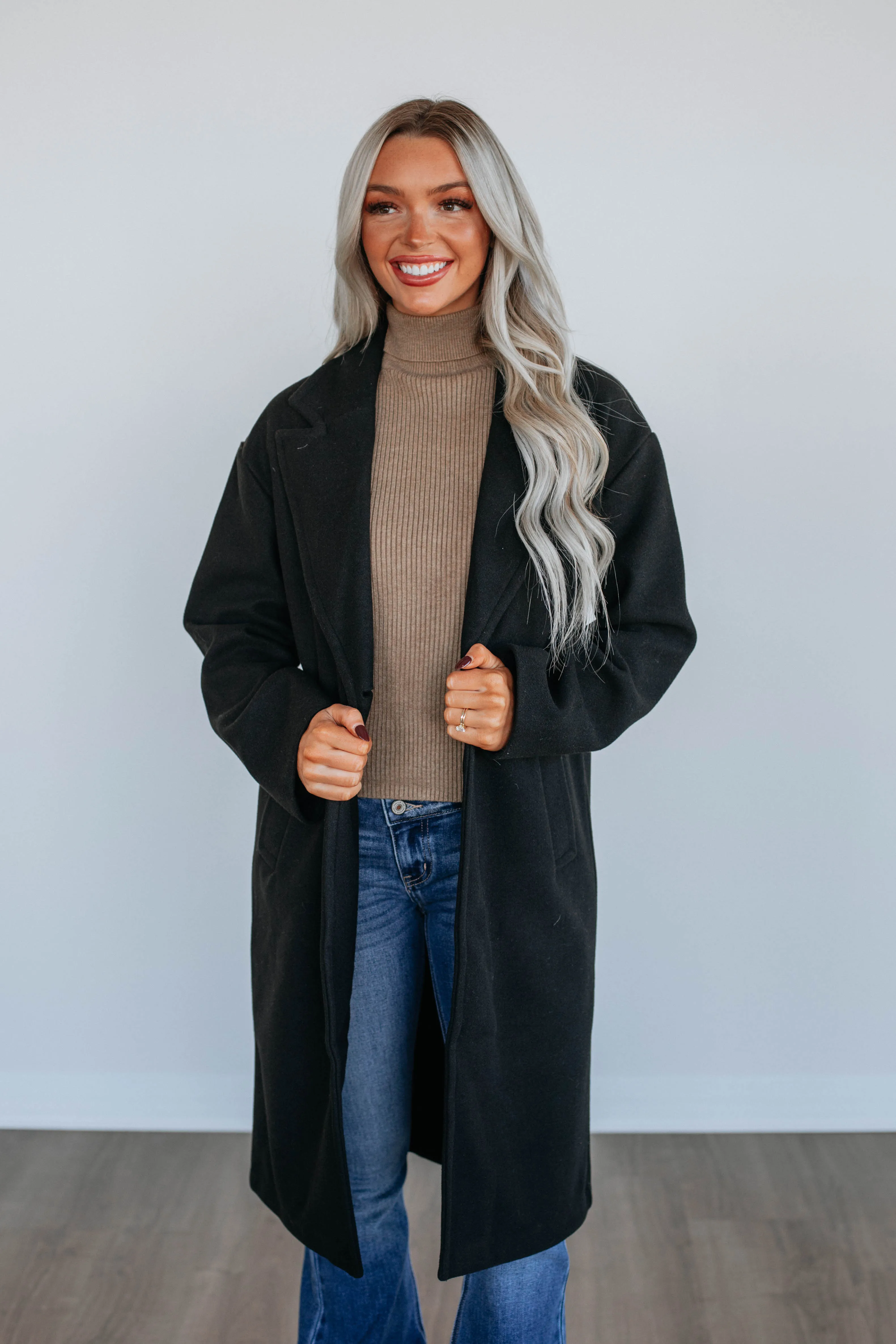 Braving The Cold Coat - Black