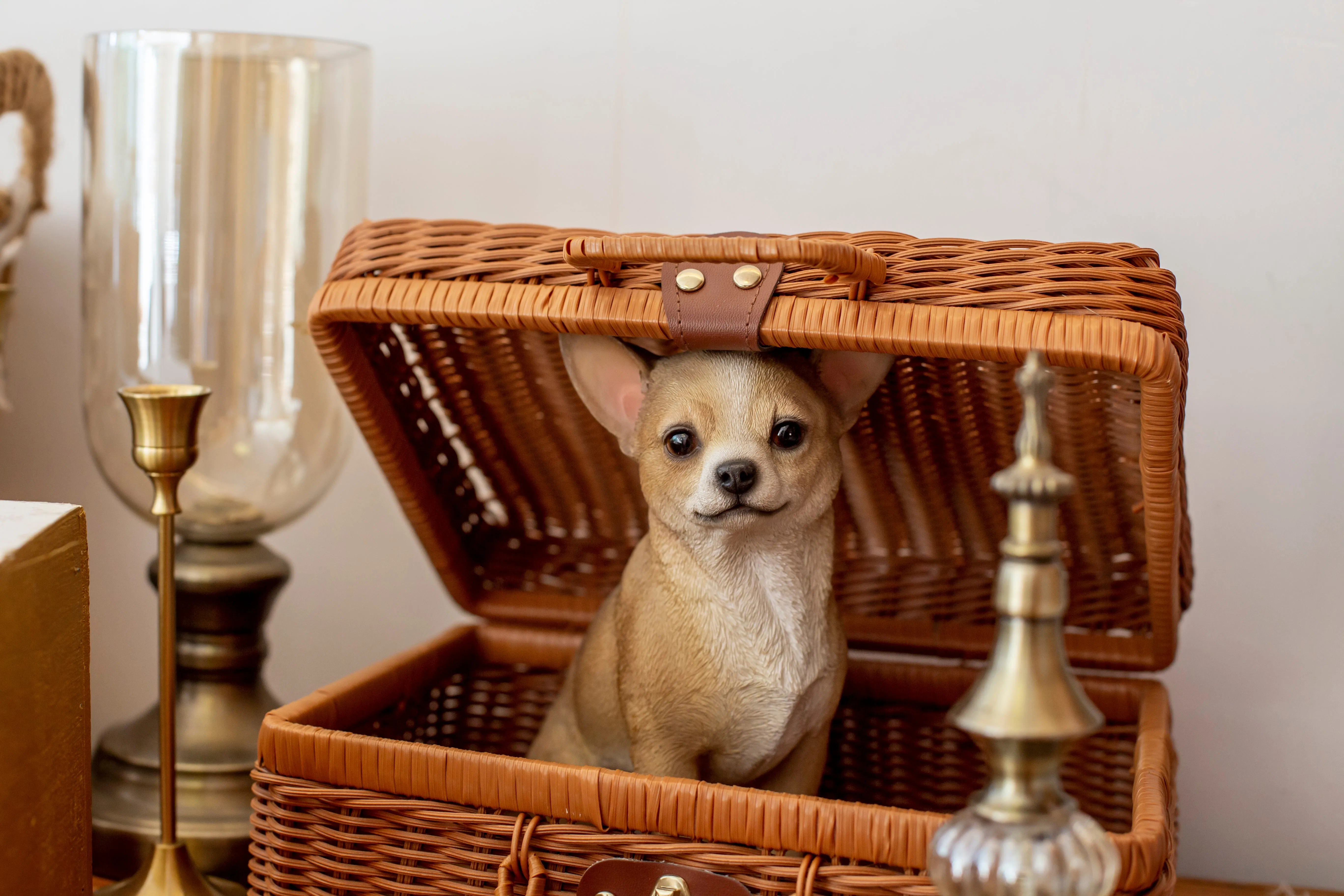 Chihuahua Sitting Statue