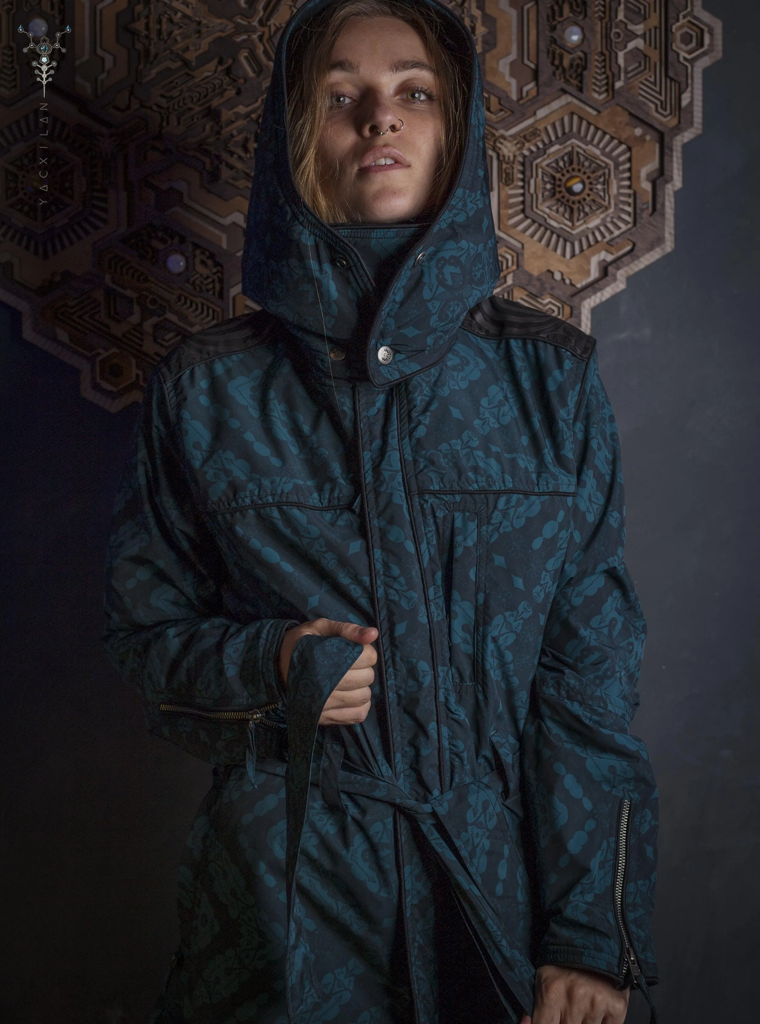 Coat Woman / Waterproof - Bottlegreen MAORIBONES