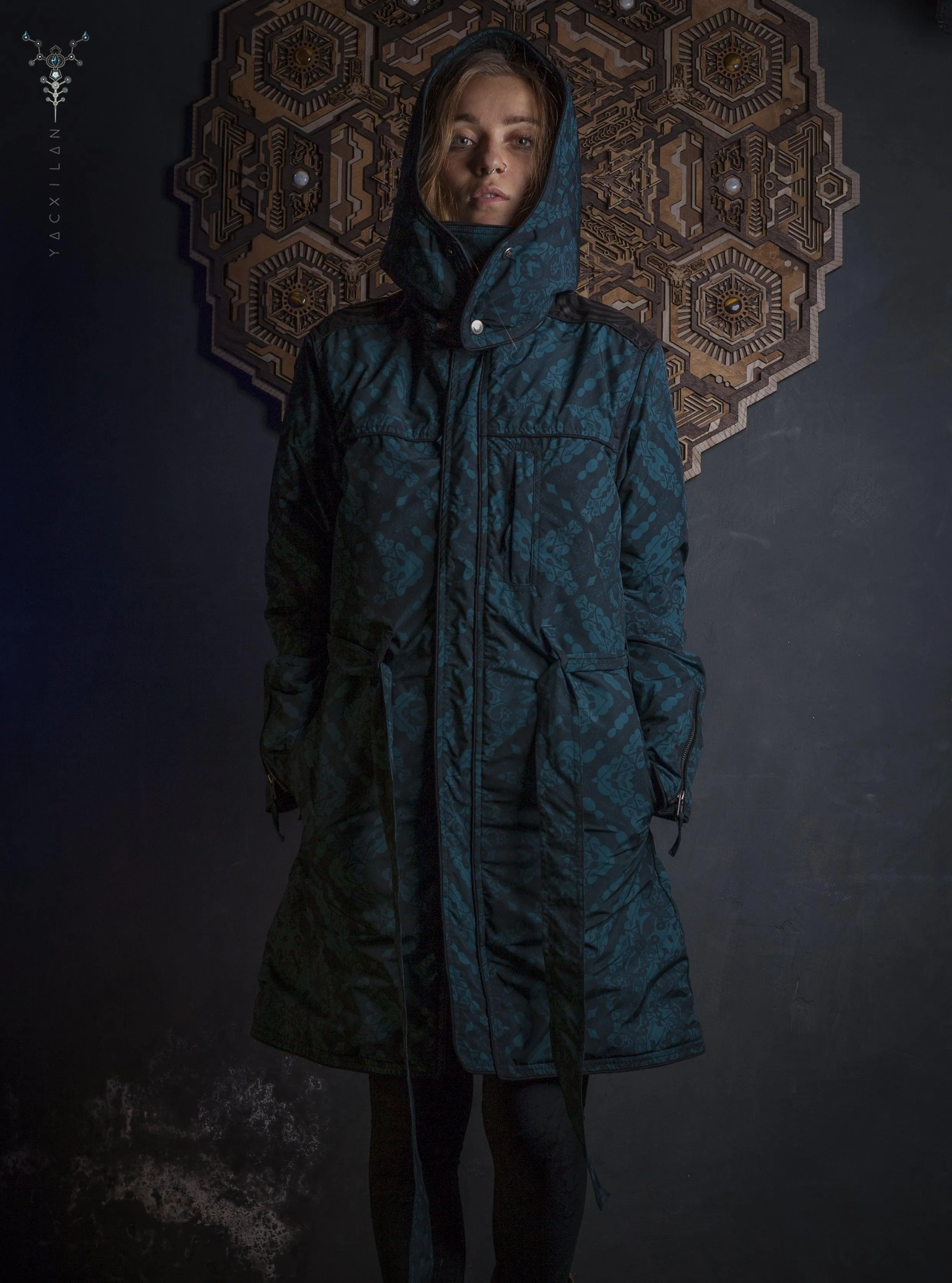 Coat Woman / Waterproof - Bottlegreen MAORIBONES