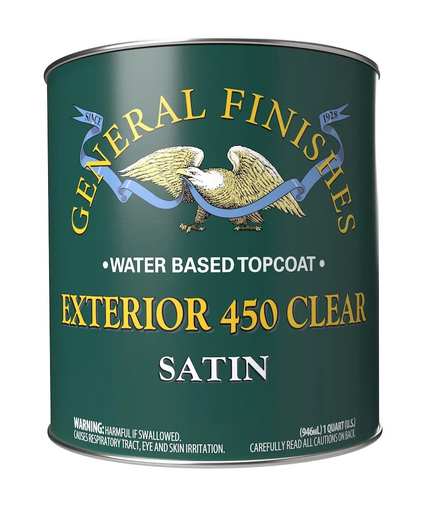 General Finishes Exterior 450 Water Based Top Coat