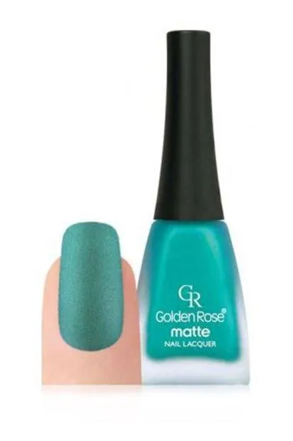 Golden Rose Nail Polish - Matte Nail Lacquer Matt