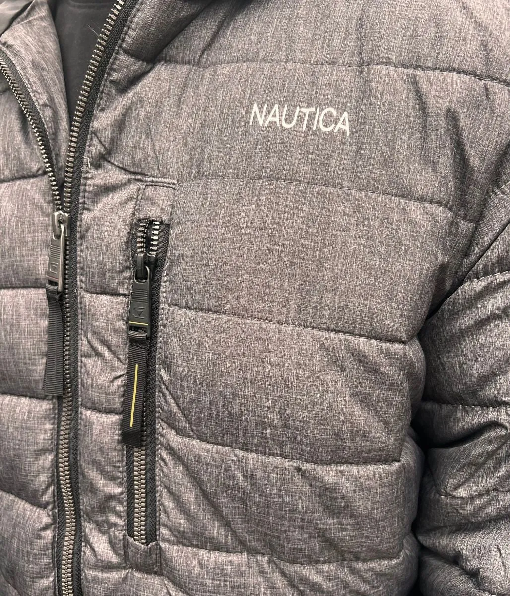 Grey Nautica Men's Padded Coat