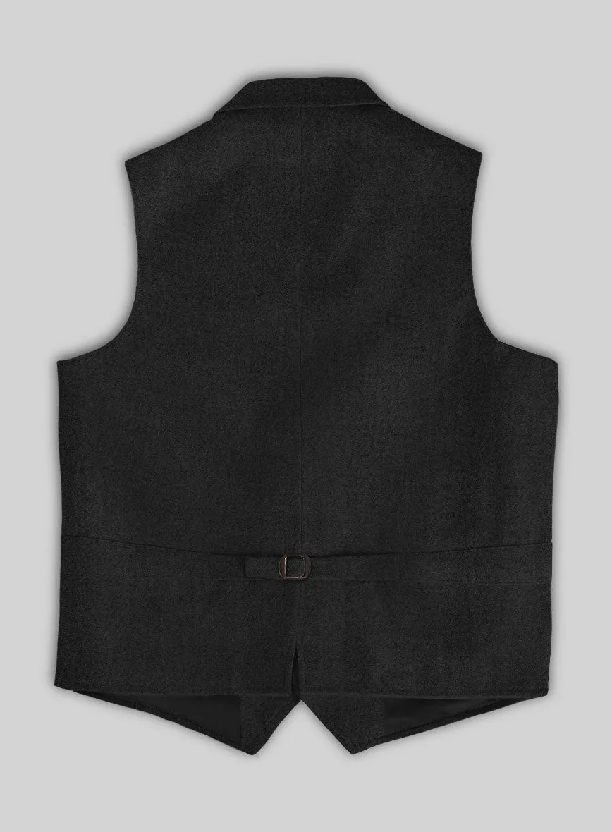 Highlander Black Tweed Hunting Vest