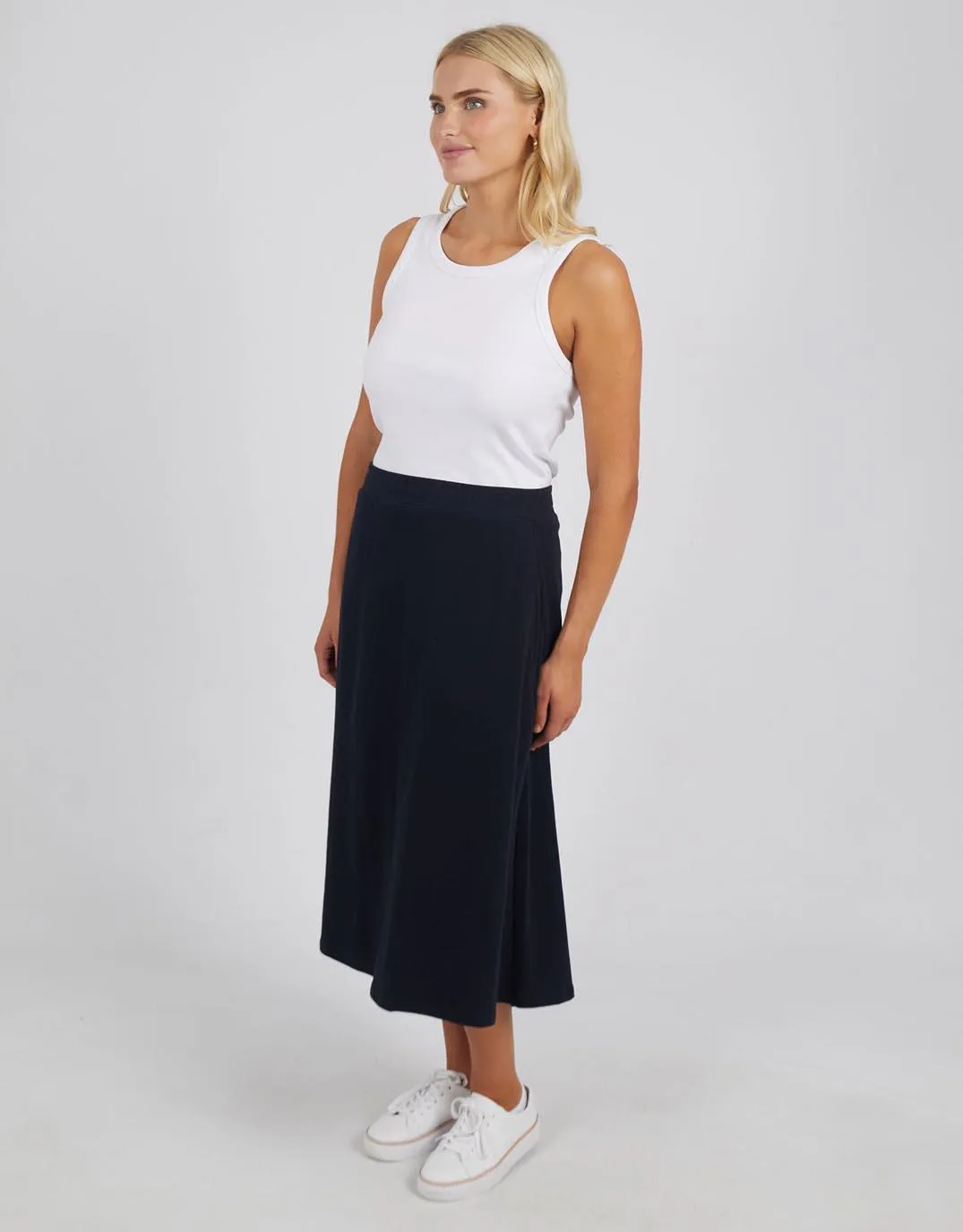 Ivy Fleece Skirt - Black