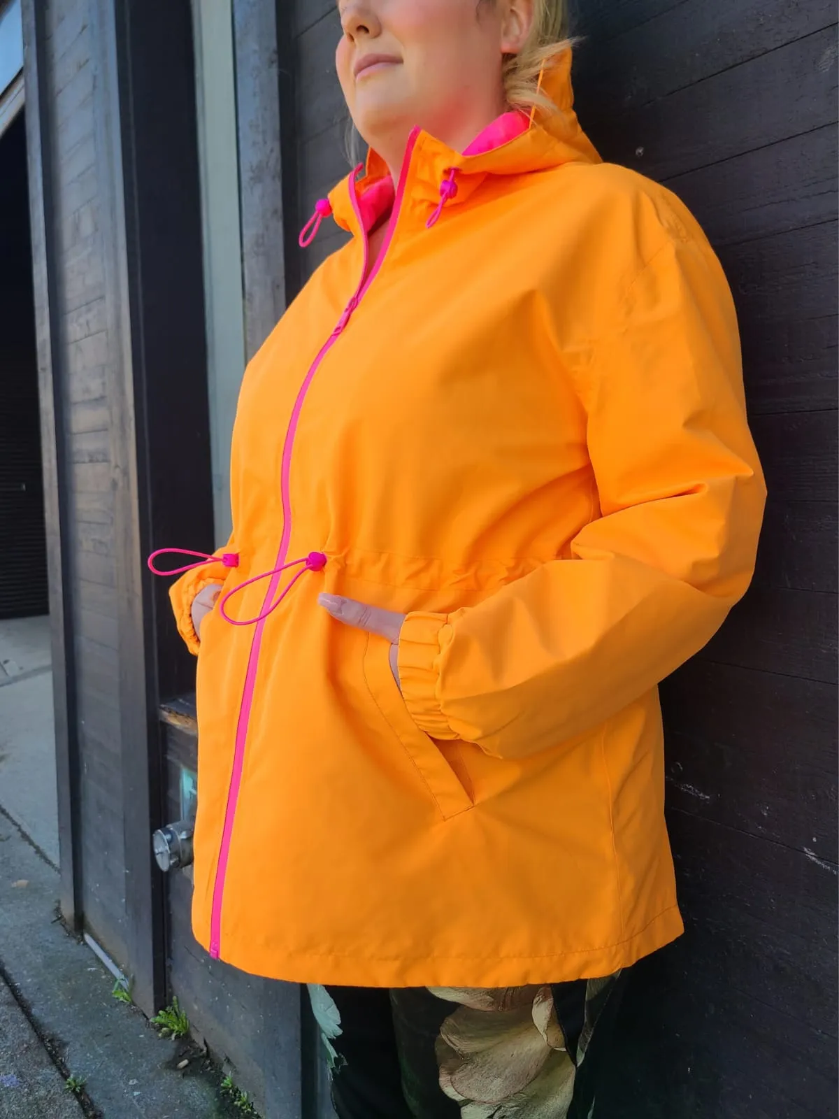 K5693R Papaya WATERPROOF Raincoat