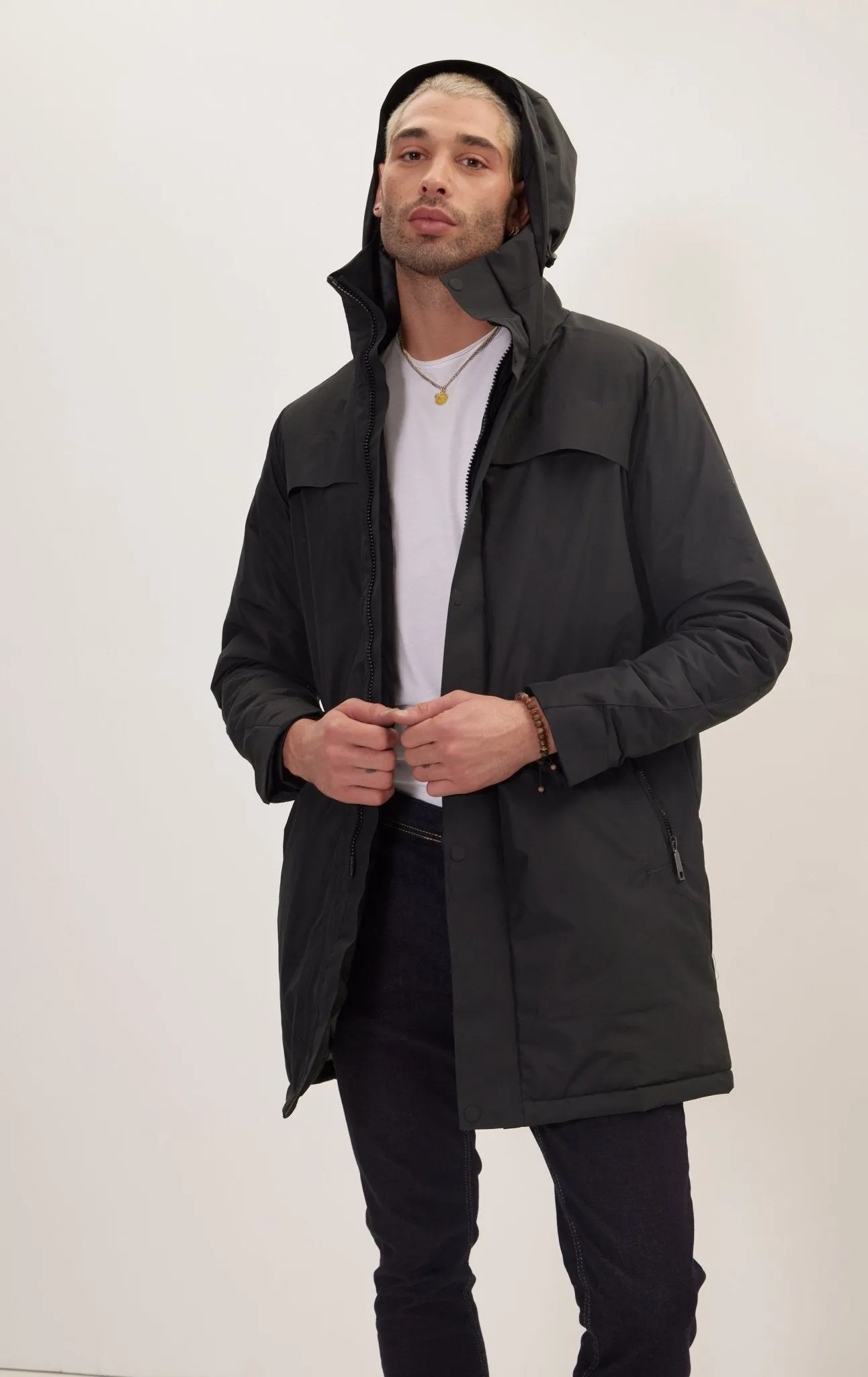 Magneto Waterproof Coat - Black