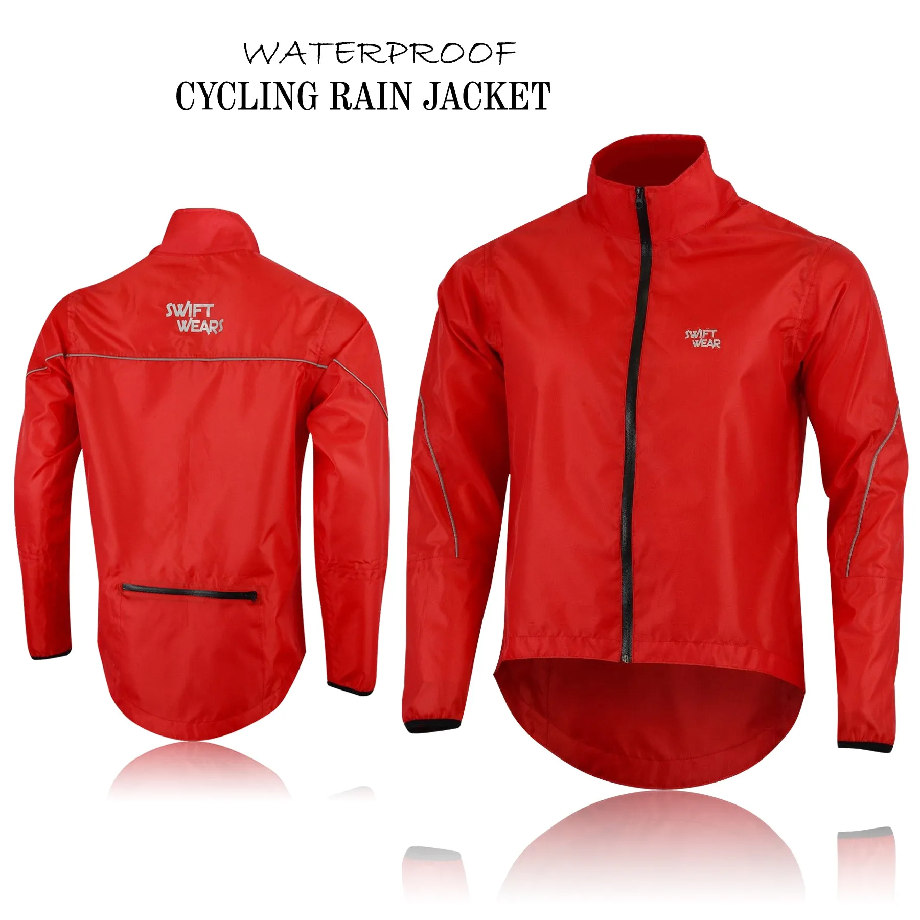 Men's Cycling Waterproof Rain Coat Jacket