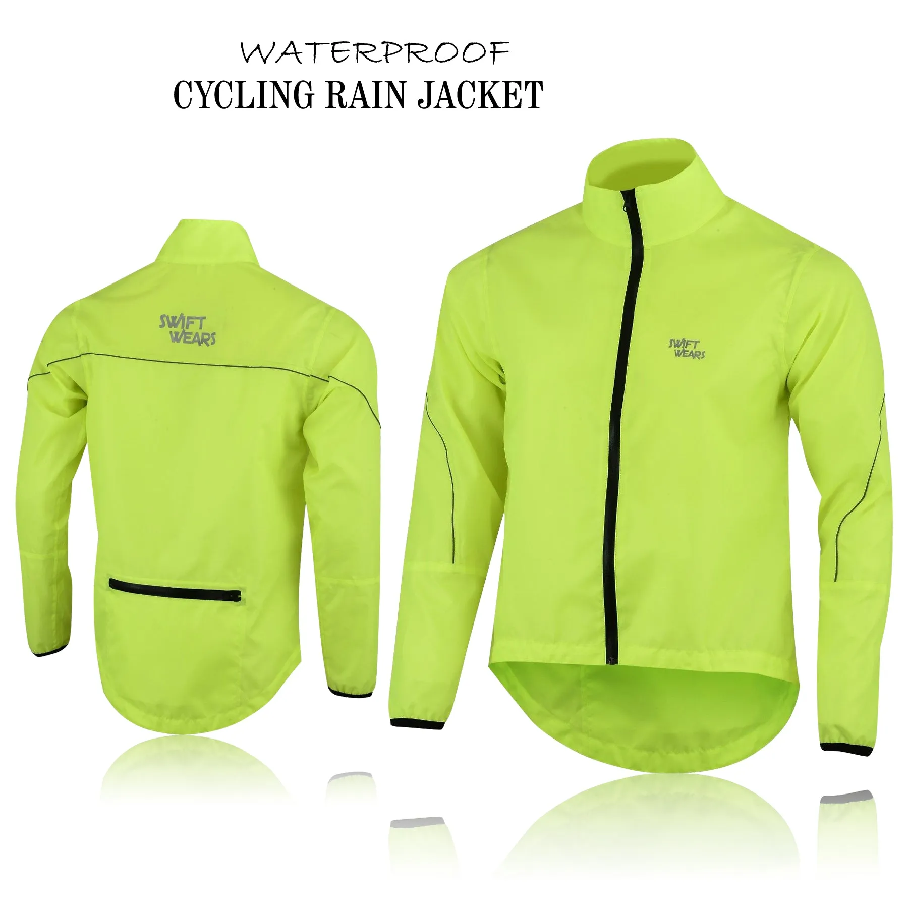 Men's Cycling Waterproof Rain Coat Jacket