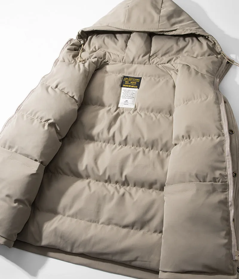 Men's Outdoor Hooded Down Jacket Autumn and Winter Jacket