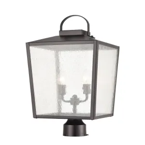 Millennium Lighting 2 Light 24" Outdoor Post Lantern, Devens Collection