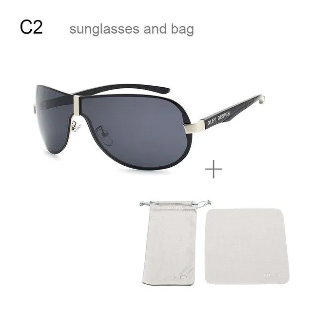 Oley Aluminum Magnesium Men's Sunglasses Polarized Coating Mirror Ya494