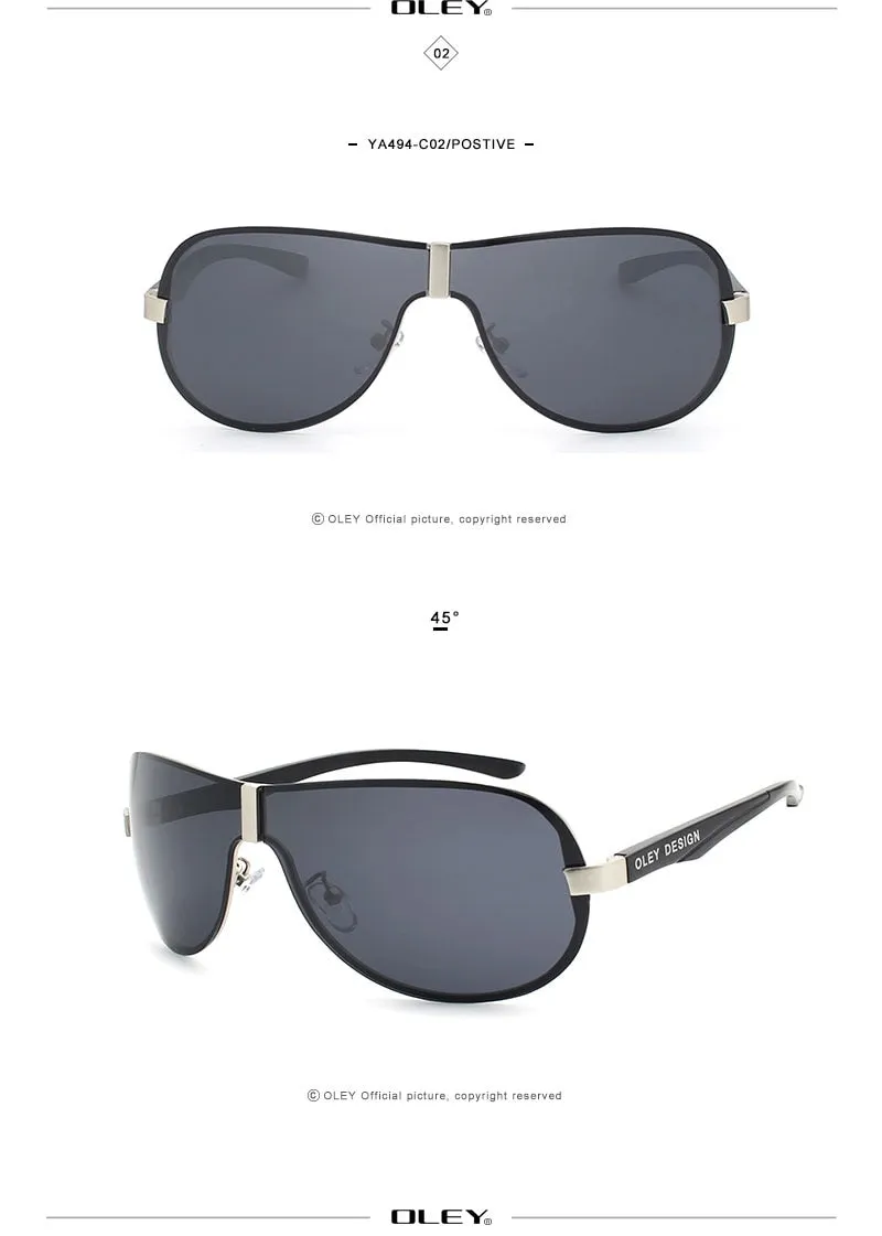 Oley Aluminum Magnesium Men's Sunglasses Polarized Coating Mirror Ya494