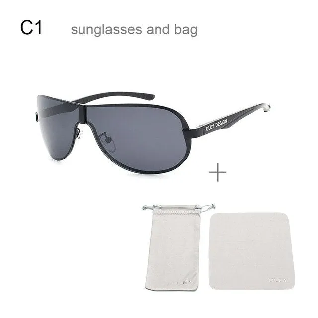 Oley Aluminum Magnesium Men's Sunglasses Polarized Coating Mirror Ya494