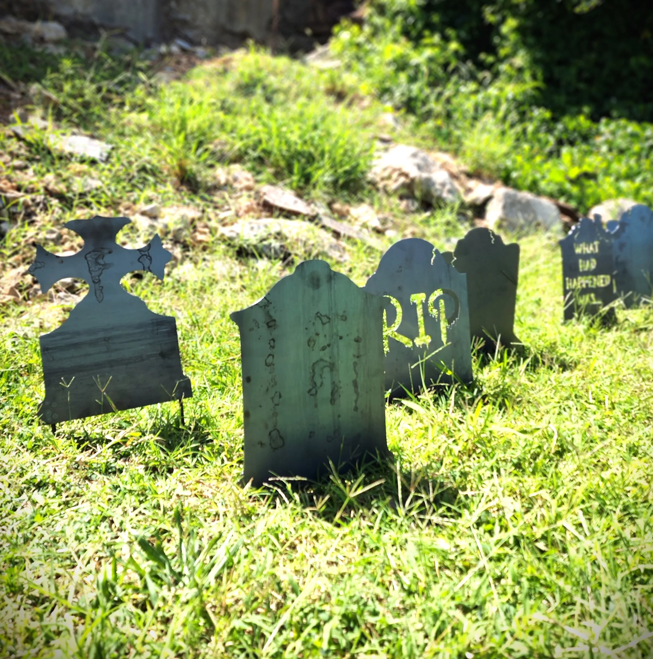 Personalized Spooky Tombstones - Halloween Decor- RIP - Funny Halloween - Spooky Season - Fall Decor