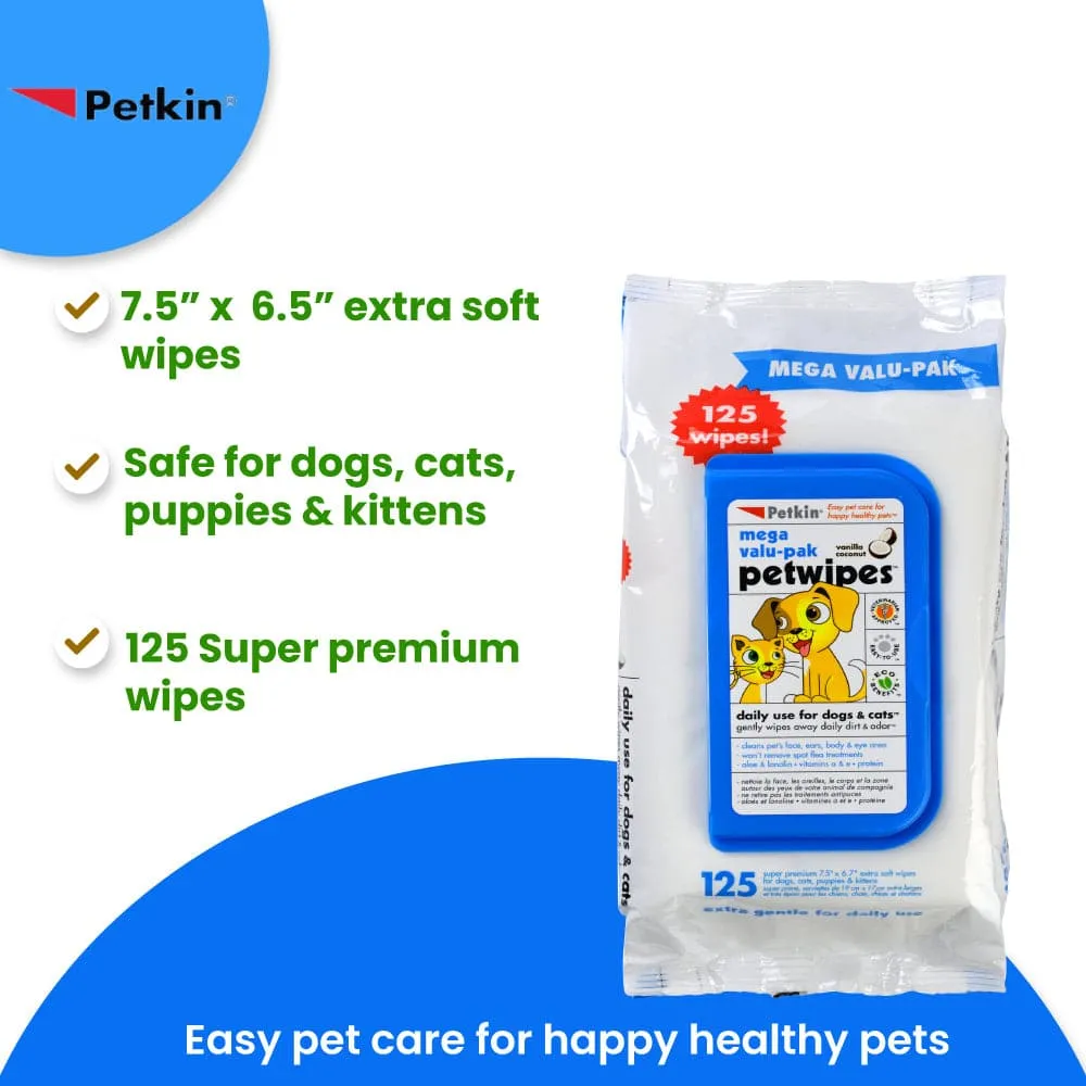 Petkin Mega Value Pack Petwipes for Dogs and Cats