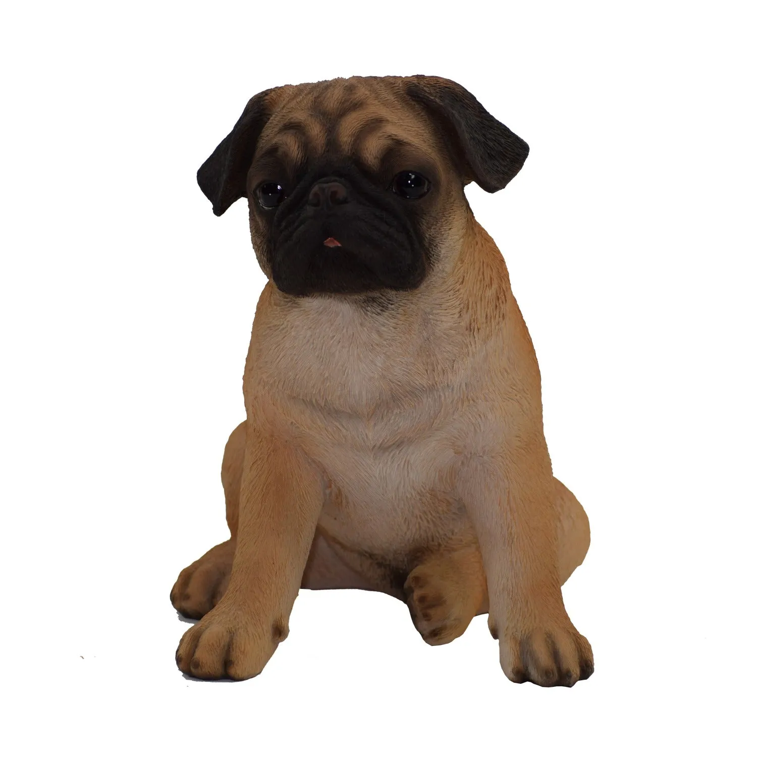 Pug Sitting Statue