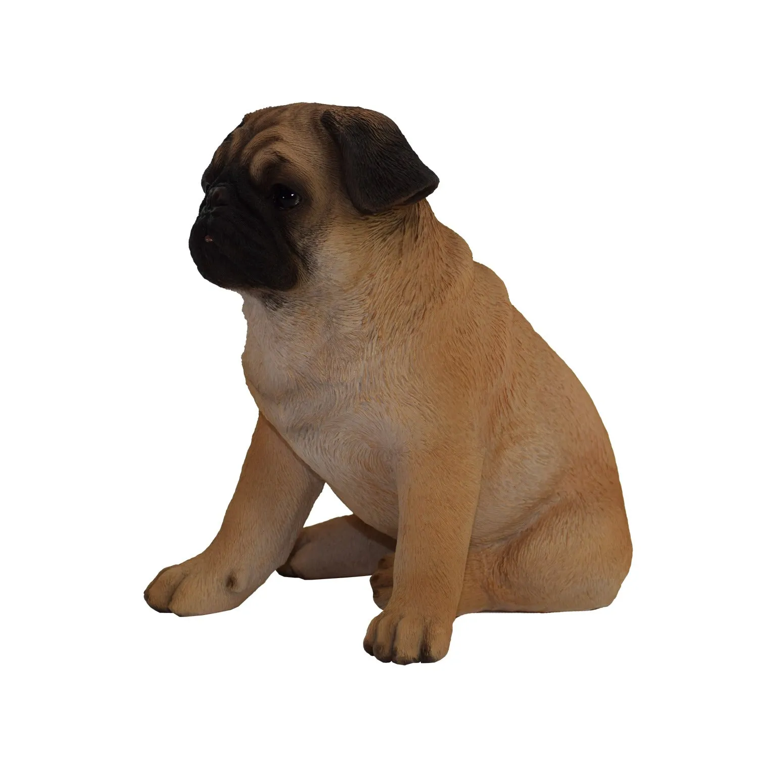 Pug Sitting Statue