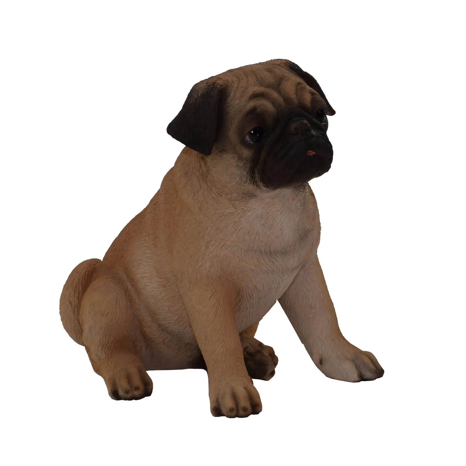 Pug Sitting Statue