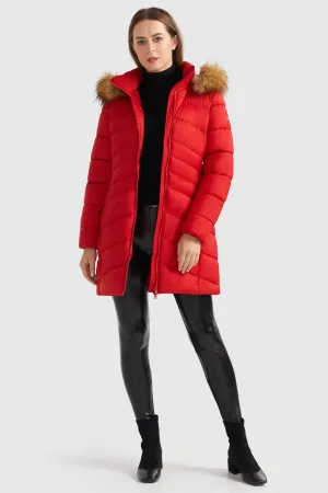 Quilted Hooded Winter Coat