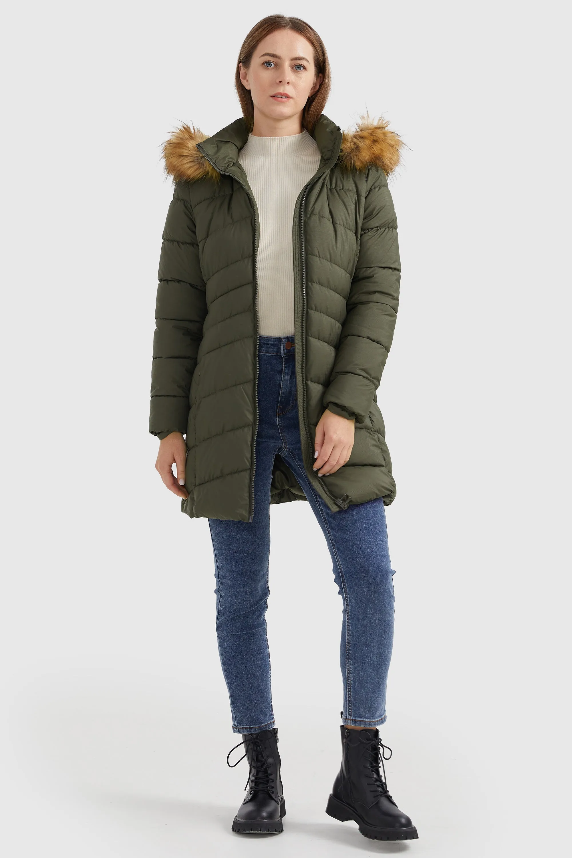 Quilted Hooded Winter Coat