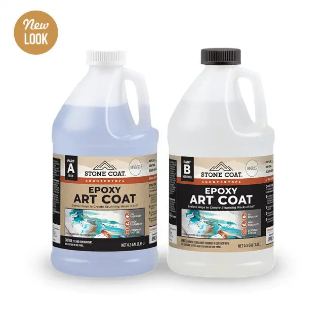 Stone Coat Countertops - Epoxy Resin for Art 1 : 1 by Volume - ULTRA UV PROTECTED   HEAT RESISTANT