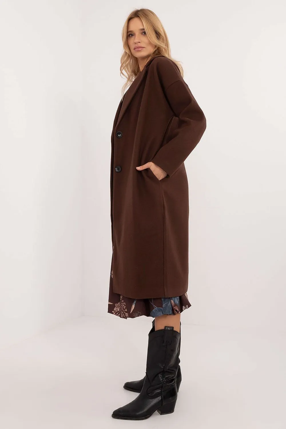 TEEK - Warm Option Buttoned Coat