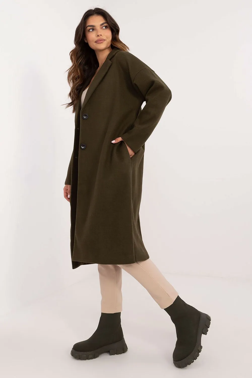 TEEK - Warm Option Buttoned Coat