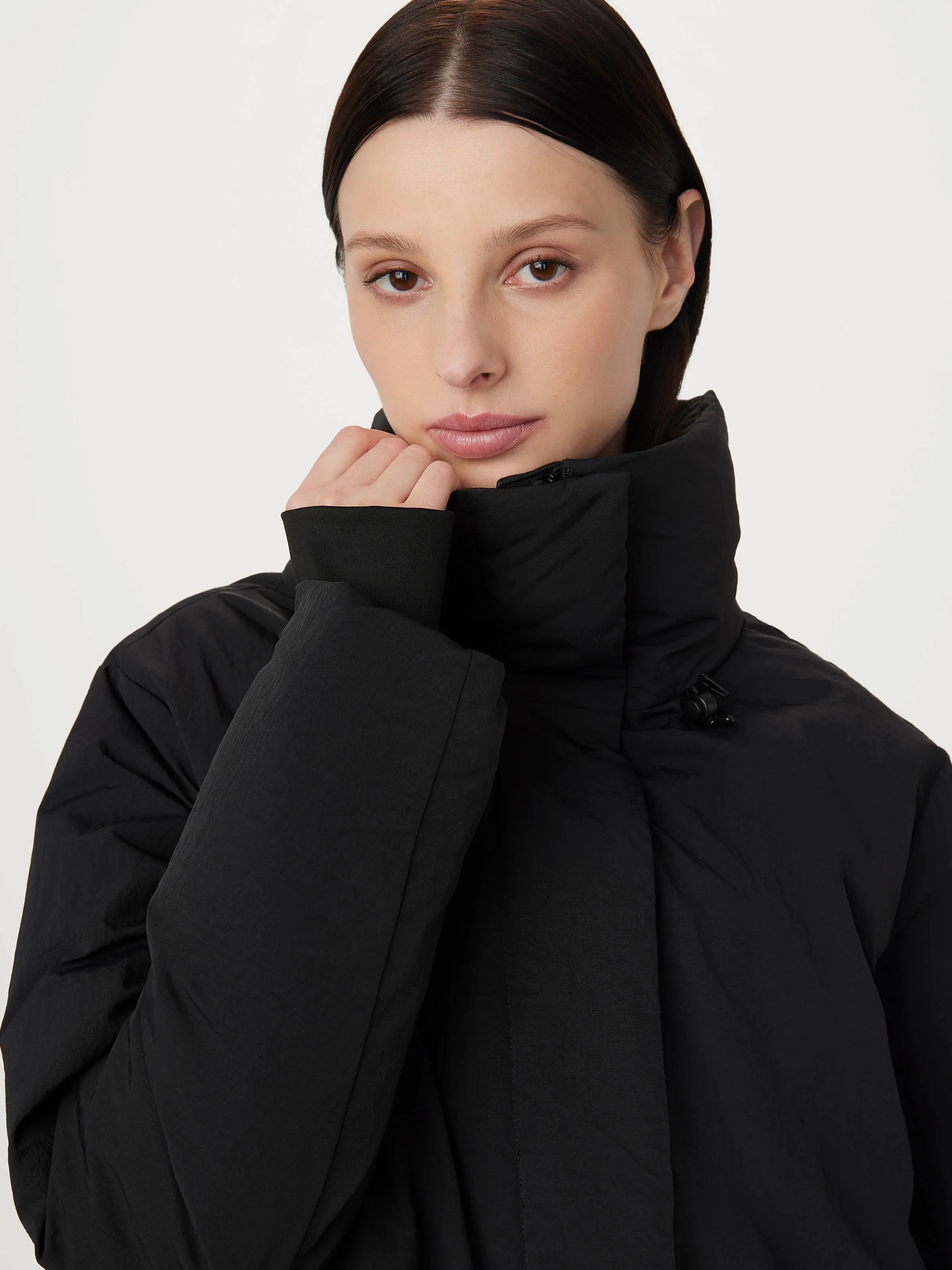 The Iceland Long Coat in Black