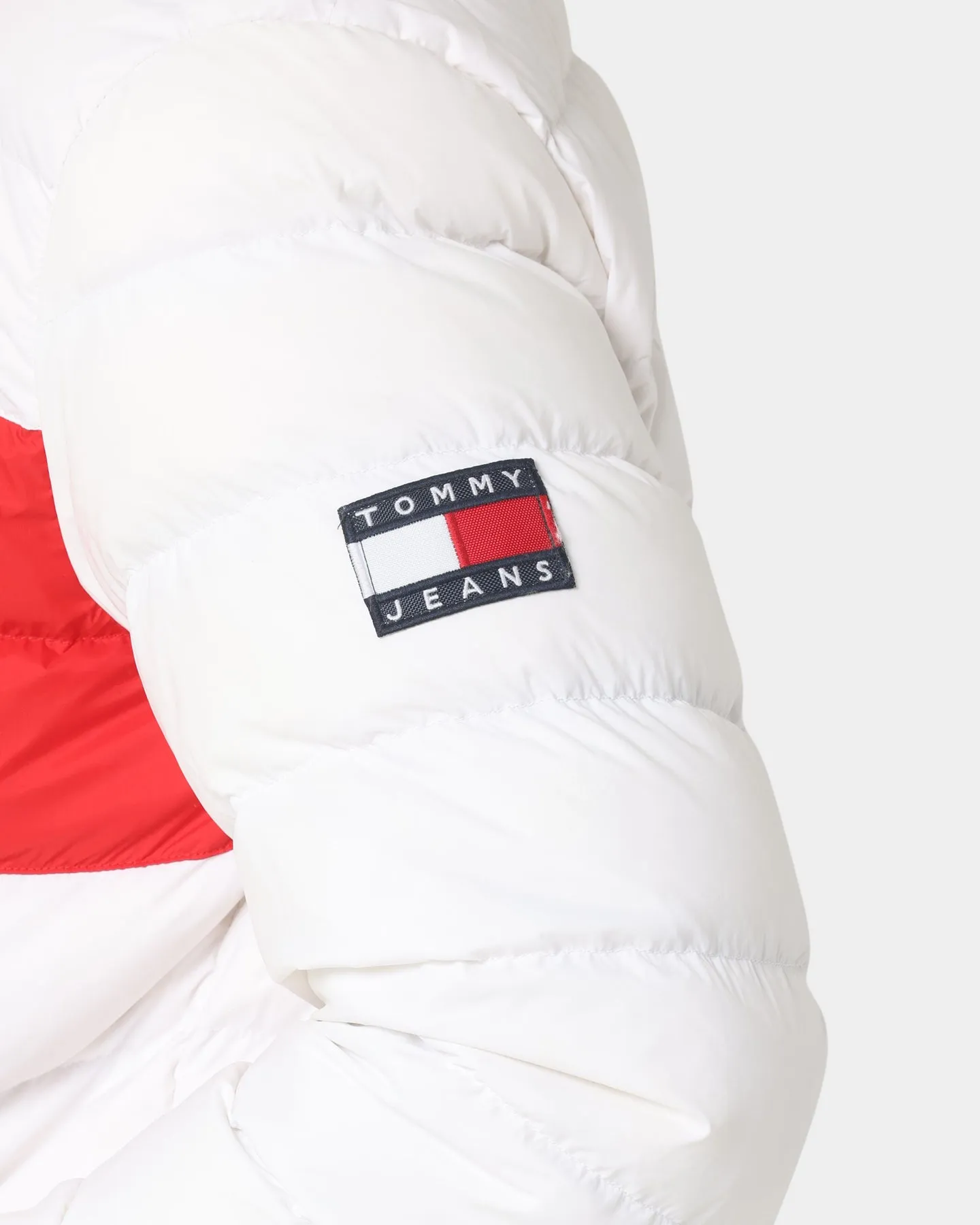 Tommy Jeans Essential Flag Down Jacket White