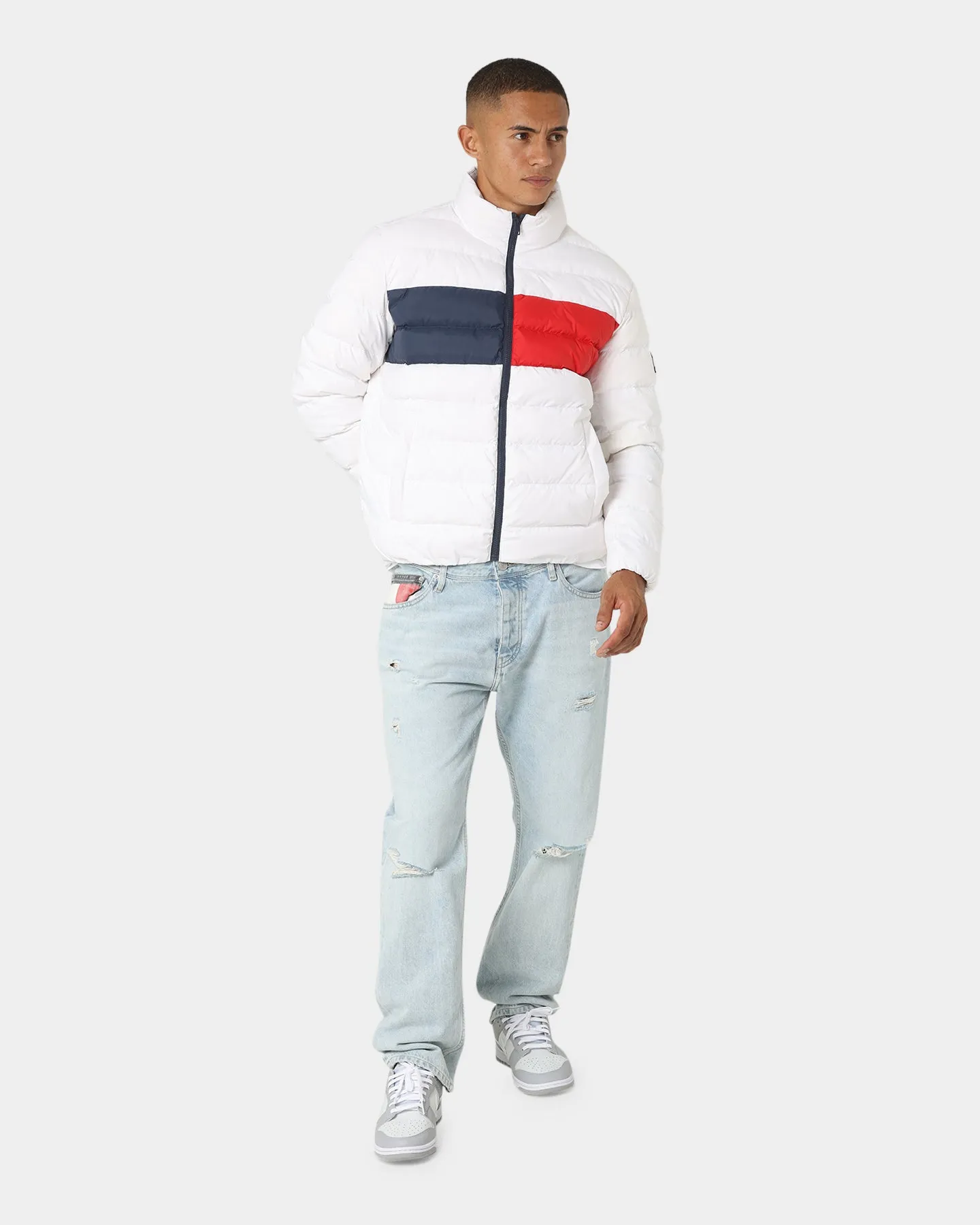 Tommy Jeans Essential Flag Down Jacket White