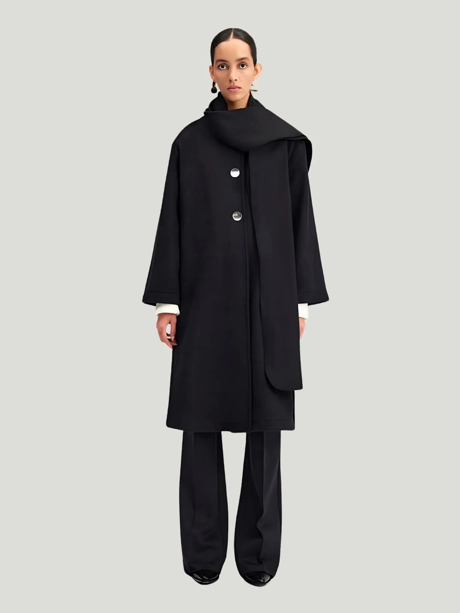 TOUCHÉ Shawl Collar Coat