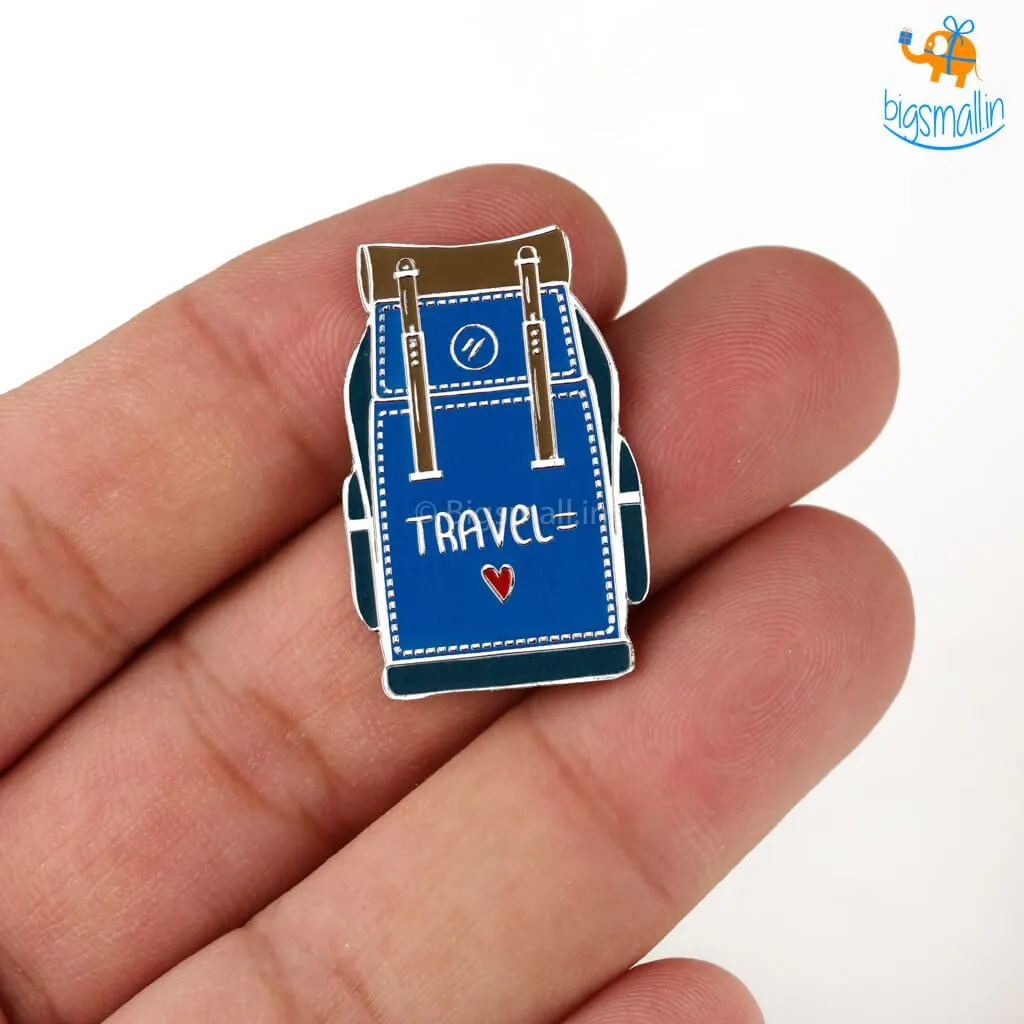 Travel Backpack Lapel Pin