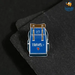 Travel Backpack Lapel Pin