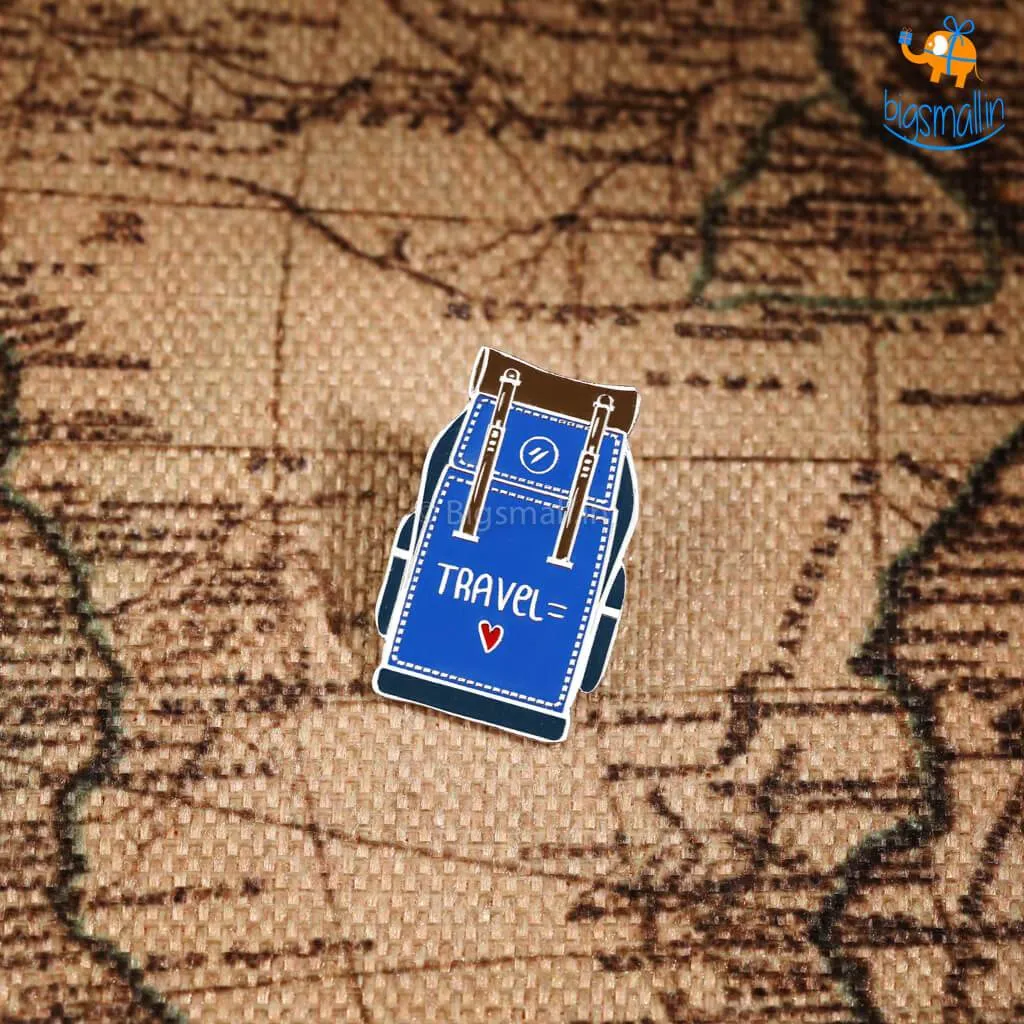 Travel Backpack Lapel Pin