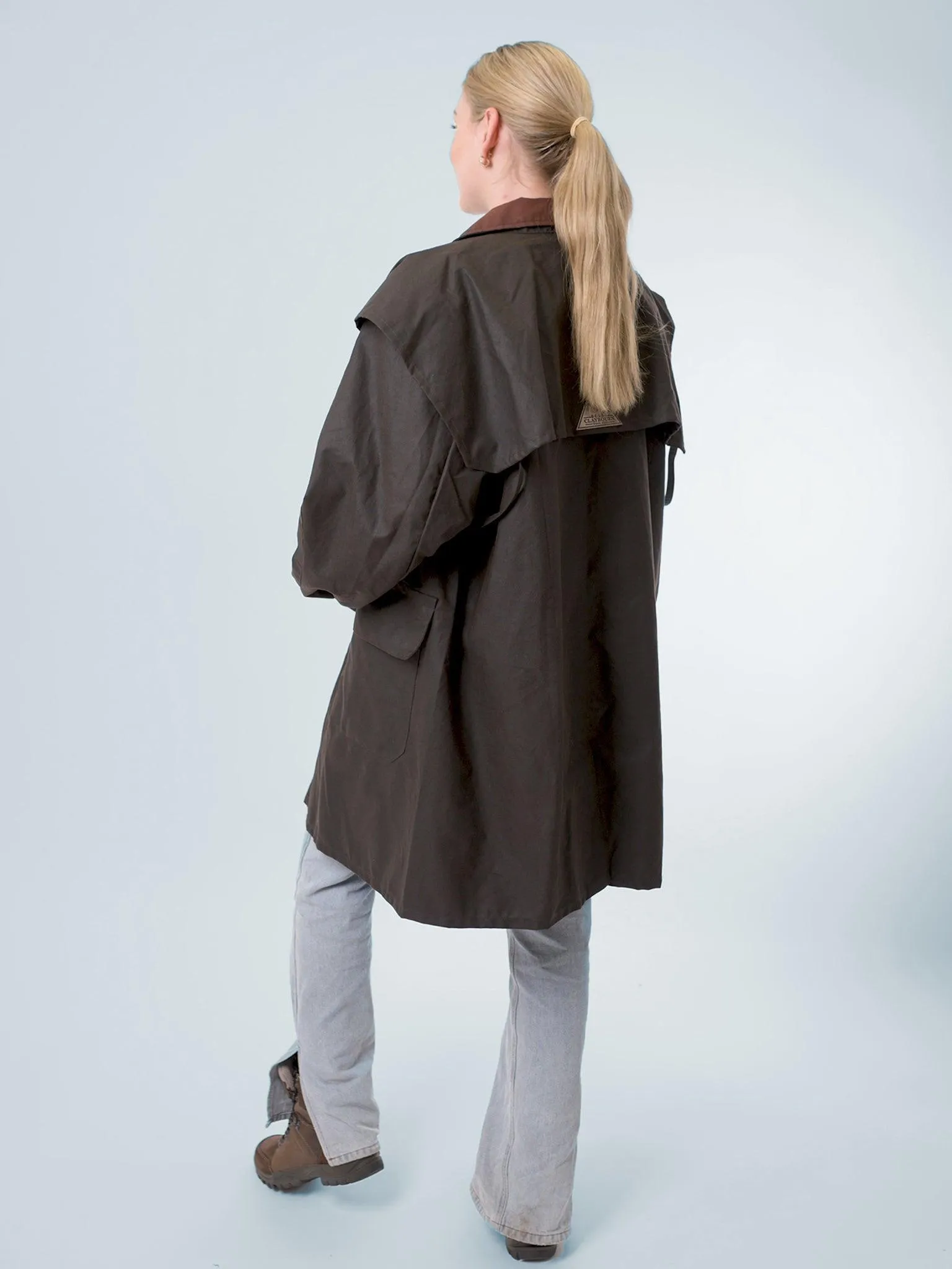 Unisex Oilskin Short Coat