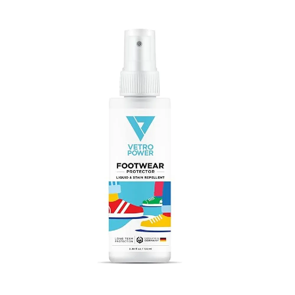 Vetro Power Shoe Protector Spray Long Lasting Water Stain Protection All Types