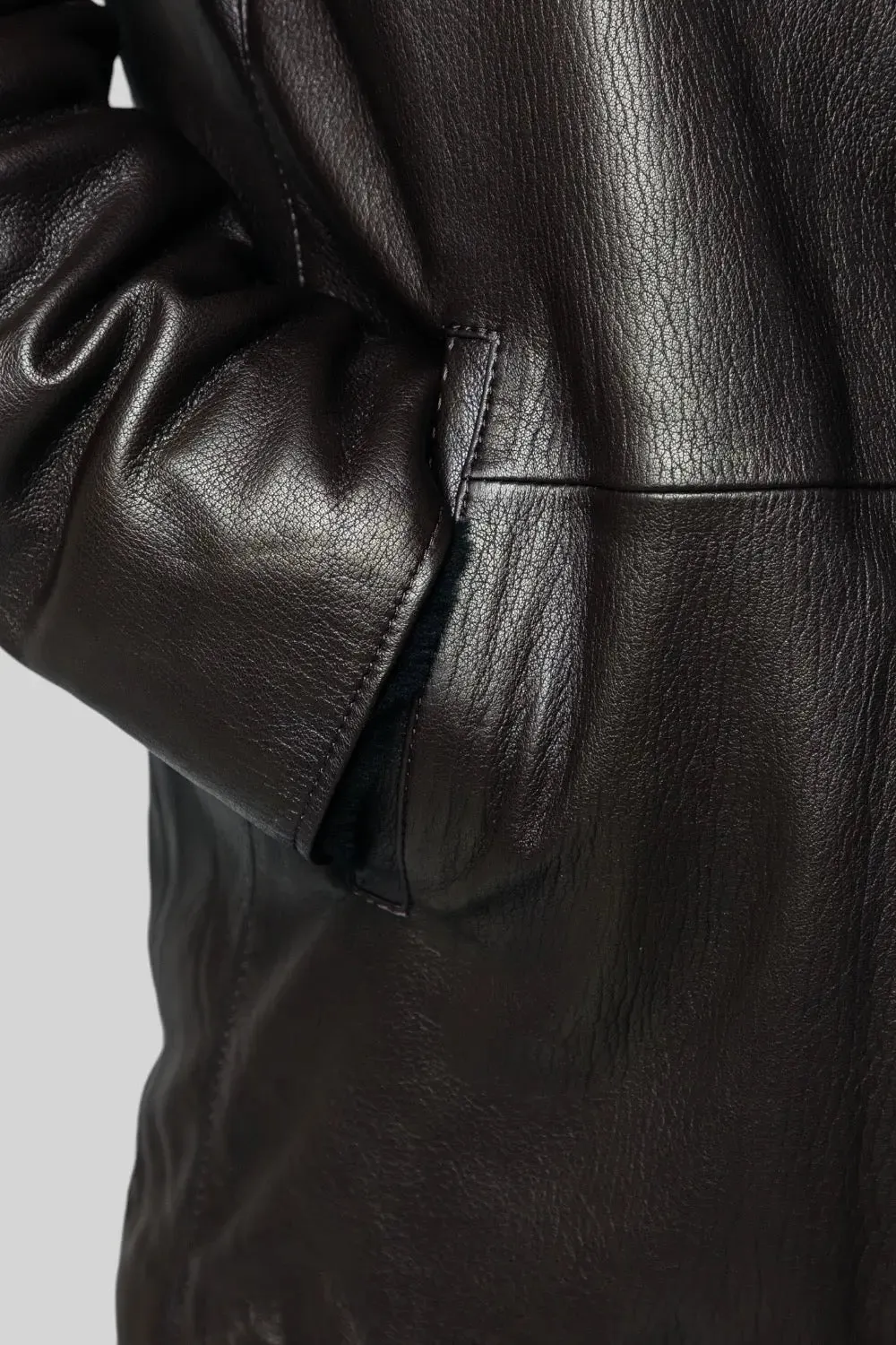 Vincent Sheepskin Leather Coat